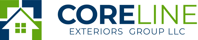 Blue and green company logo